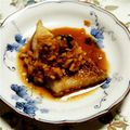 ぷちこりらっくま's cooksnap of when they made たらのムニエル　オニオン和風ソース.