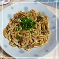 ＴＯＭＯＷＡＴ's cooksnap of when they made 舞茸の焼きうどん.