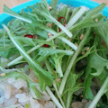 ｺーｼﾞ's cooksnap of when they made 簡単まかない☆水菜と豚肉のおこげご飯.