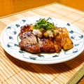 まりみぃ's cooksnap of when they made 豚肉の黒胡椒焼き　おろしにんにく風味.