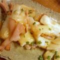 なおち852's cooksnap of when they made 長いものハムチーズ焼き.