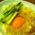 しろしろ1111's cooksnap of when they made 簡単おいしい！汁なし卵かけ麺.