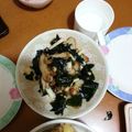 ayumitchy's cooksnap of when they made 長いもとワカメの炒めもの.
