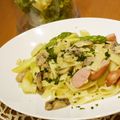 るるおか's cooksnap of when they made アスパラとマッシュルームの和風パスタ.