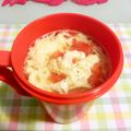 Champbell's cooksnap of when they made ヘルシー！トマトと卵のスープ.