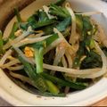 ぽんぽろりん's cooksnap of when they made もやしとニラの玉子とじ.