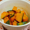 きゃにゃにゃ's cooksnap of when they made 早くて簡単☆レンジdeかぼちゃの煮物.