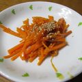 まさたかまま's cooksnap of when they made ウチの基本☆人参のごまみそ炒め☆お弁当に.