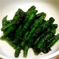 myrose's cooksnap of when they made 電子レンジｄｅいんげんの胡麻和え.