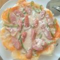 yocchi2109's cooksnap of when they made 余った餅アレンジ！簡単モチモチ餅ピザ！.