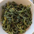 riekuma_99's cooksnap of when they made うどの茎できんぴら&ウドの葉で胡麻和え.