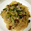 みきっきぴょん's cooksnap of when they made なすと小松菜のガーリックパスタ.