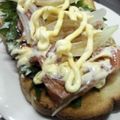 meff's cooksnap of when they made 生！！オニオンサーモントースト生！！.