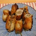sagayan's cooksnap of when they made 餃子種リメイク！ちくわ餃子。.