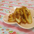 赤い電話's cooksnap of when they made お弁当のちくわ♡　おかか醤油ちくわ.