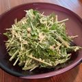 fuji's cooksnap of when they made お豆腐で水菜が美味しいサラダ.