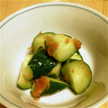 わきうさ's cooksnap of when they made 夏の白だし梅きゅうり！.
