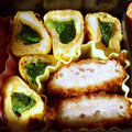 とうかとうか's cooksnap of when they made ほうれん草まきまき卵焼き.