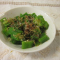 miyuki12's cooksnap of when they made おくらとかつおぶしの冷やし中華のタレ和え.