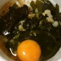 メルティローズ's cooksnap of when they made カップうどんに一手間☆簡単月見うどん☆.