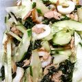 もも嬢♪'s cooksnap of when they made 即完食！キュウリとわかめとツナのあえ物.