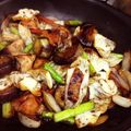 鍋子ちゃん's cooksnap of when they made ナスとアスパラの鶏みそ炒め♪.