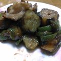 単！！'s cooksnap of when they made 豚肉と茄子とピーマンの味噌炒め♡.