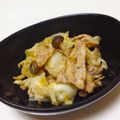 ﾍﾞｰｽﾒｲｸ's cooksnap of when they made キャベツ+しめじ＋豚肉のカレー炒め.