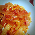＊。みぃ＊゜'s cooksnap of when they made キムチで焼きうどん～♫♪.