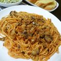 terakooo's cooksnap of when they made なすミンチパスタ♪.