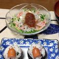 だーなん's cooksnap of when they made 水菜のシャキシャキサラダ.