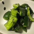 大魔女's cooksnap of when they made 簡単♪　叩きキュウリの大葉和え♬.