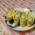赤い電話's cooksnap of when they made 金ごまたっぷり玉子焼き.