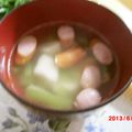 pon❤sasu's cooksnap of when they made すごくおいしい！はんぺんのコンソメスープ.