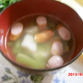 pon❤sasu's cooksnap of when they made すごくおいしい！はんぺんのコンソメスープ.