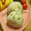時花菜's cooksnap of when they made 揚げ玉おにぎり.