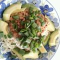 アリスの絵本's cooksnap of when they made ☆納豆とアボカドのぶっかけそうめん☆.