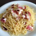 nico1986's cooksnap of when they made 洋麺屋五右衛門風✿タコのペペロンチーノ✿.