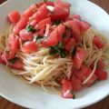 kanahana's cooksnap of when they made 冷製パスタ　トマト＆バジル.