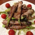 koiren's cooksnap of when they made 大葉にんにく醤油で♪アスパラ肉巻き.