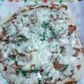 アラサーパンダ's cooksnap of when they made 簡単('▽'*)ねぎ焼きチキンのピザ.