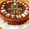 chie☆hika's cooksnap of when they made チョコ好き❤我が家のガトーショコラ.