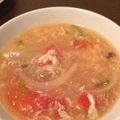 LalaNY's cooksnap of when they made トマトの酸辣湯スープ.