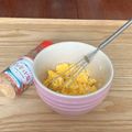まこさんど's cooksnap of when they made 簡単！炒り卵！電子レンジで！お弁当にも.