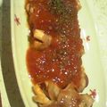 のぽすけ's cooksnap of when they made 巻き巻きポークチャップ風.