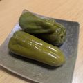 わかポン☆'s cooksnap of when they made 包丁いらず！丸ごとピーマンのレンジ煮浸し.