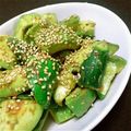 ポニョとジジ's cooksnap of when they made アボカドと胡瓜の梅和え.