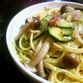 ゆざく's cooksnap of when they made Ｗズッキーニのパスタ♪.