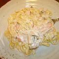 amaasin's cooksnap of when they made 鮭のクリームチーズパスタ.