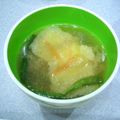 まゆはま's cooksnap of when they made エコCooking　すいかの皮でお味噌汁.